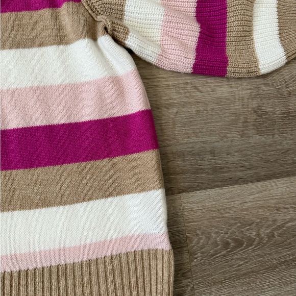 Lane Bryant striped ballon sleeve knit sweater 22/24 - Picture 7 of 10
